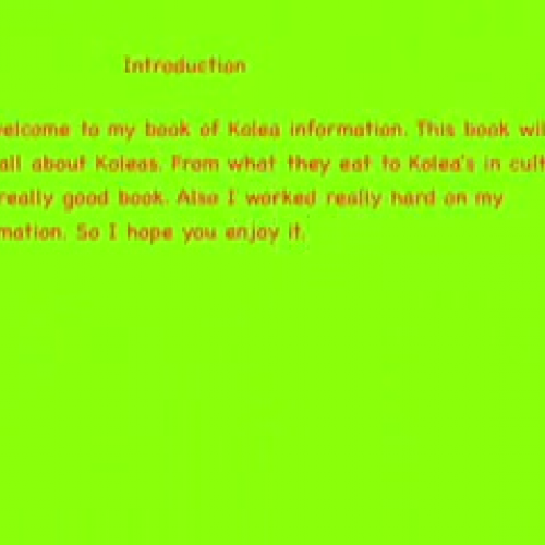 Information About Koleas by Keanna