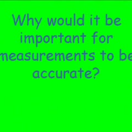Metric Measurement Lab Introduction