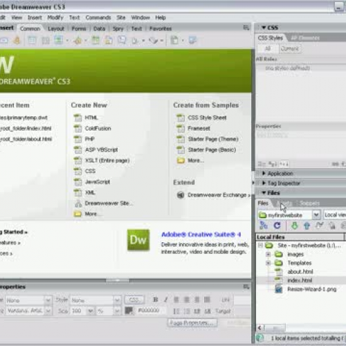 Dreamweaver CS3 drag and drop an image