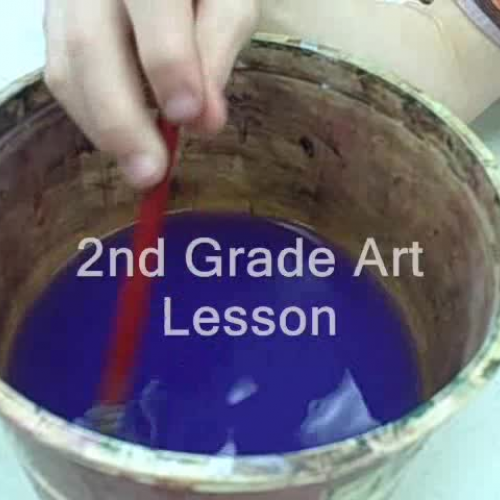 2nd Grade Art Lesson