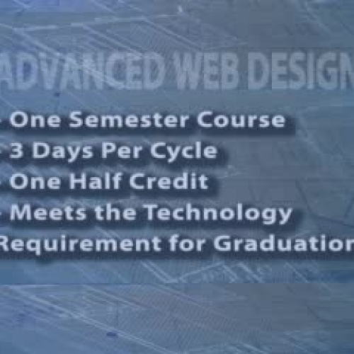 Advanced Web Design