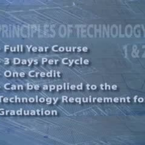 Principles of Technology 1 and 2