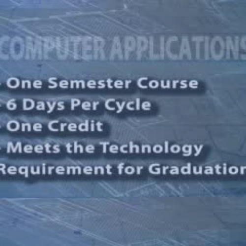 Computer Applications