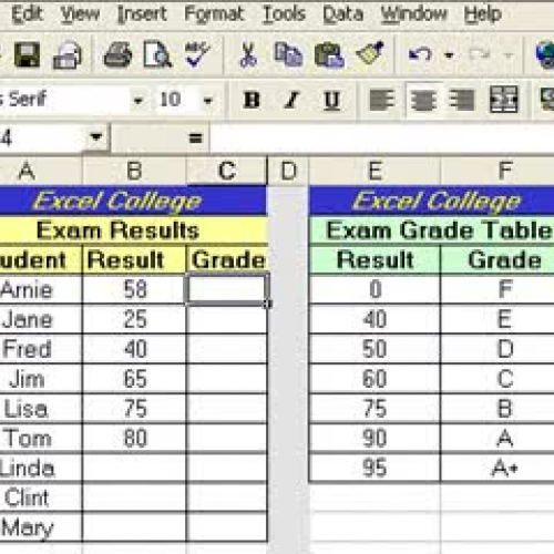 Excel for beginners vlookup 3