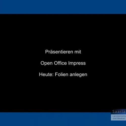 OpenOffice Impress - Folien erstellen