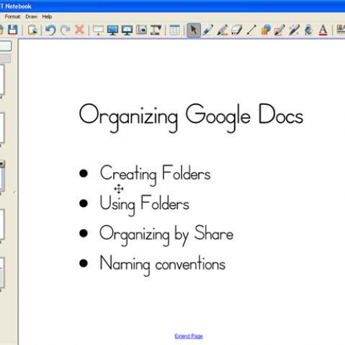 Organizing Google Docs