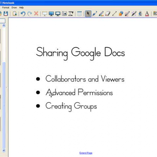 Sharing Google Docs