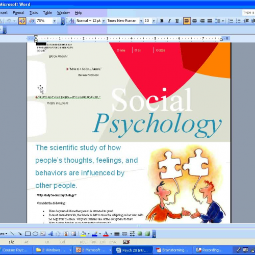 Psych 20 -  01 Intro to Course