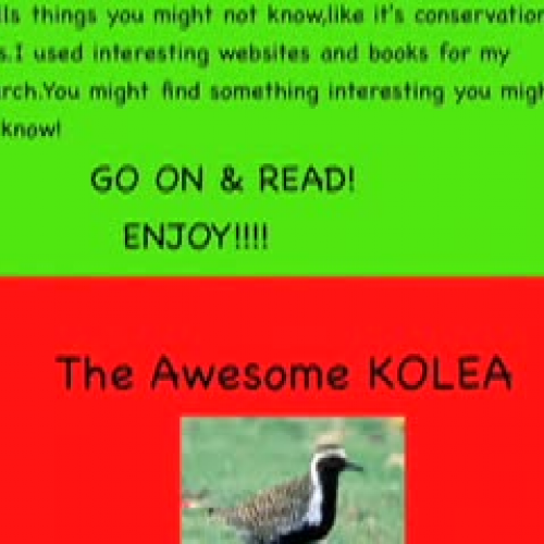 The Awesome Kolea by Ciriana