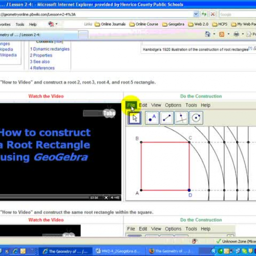 Copy a GeoGebra Applet into Word Doc