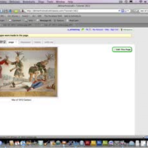 Wikispaces Tutorial - How to upload and hyper