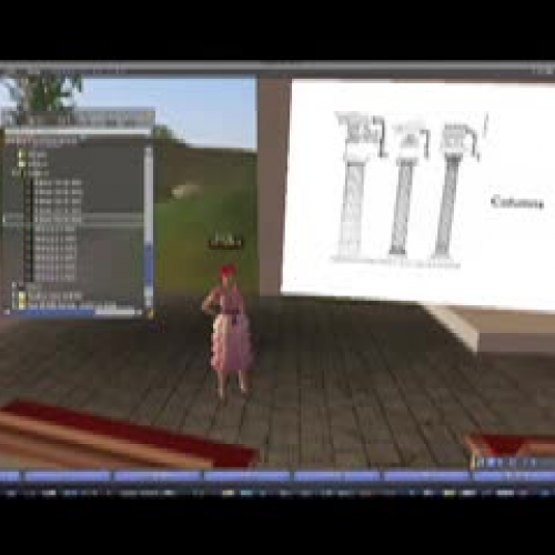 Second Life Presentation of HTML Frames