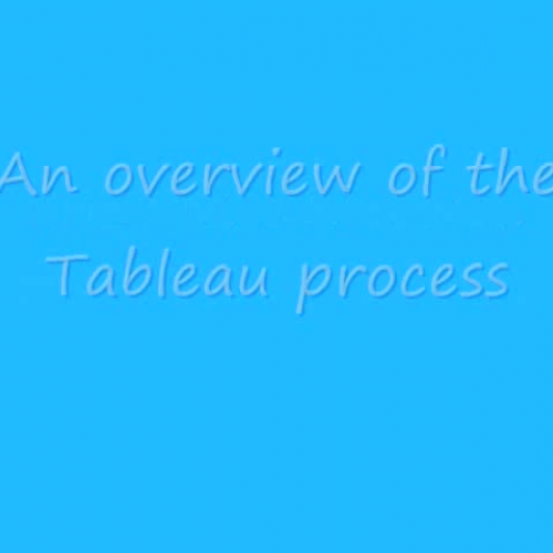 Reading Comprehension and Tableau