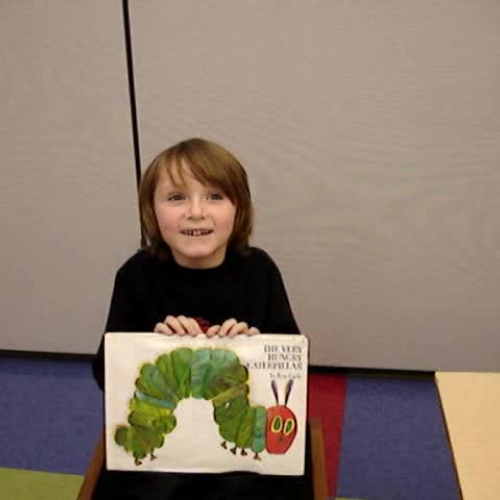 The Very Hungry Caterpillar by Eric Carle.