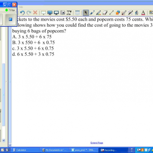 PSSA Grade 7 Math 21
