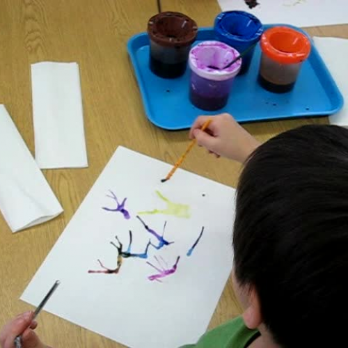 Kindergarten Air Painting