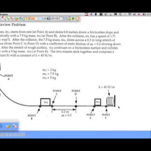 Energy and Momentum Review
