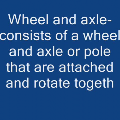 602 Wheel and Axle