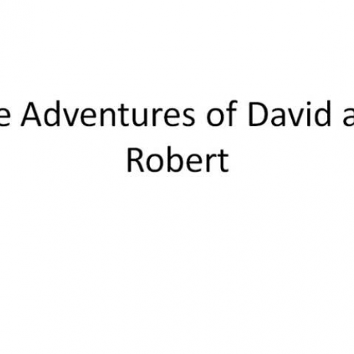 The Adventures of David and Robert