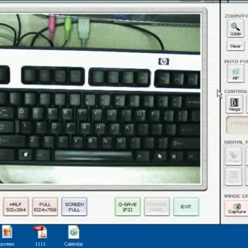 quick save with document camera