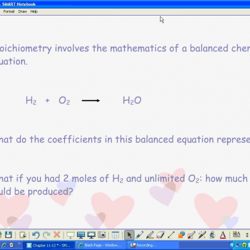 Stoichiometry Part 1
