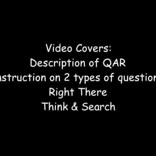 QAR Strategy Lesson Part 1