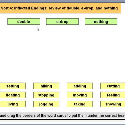 Orange Sort 4 Review of Patterns When Adding 