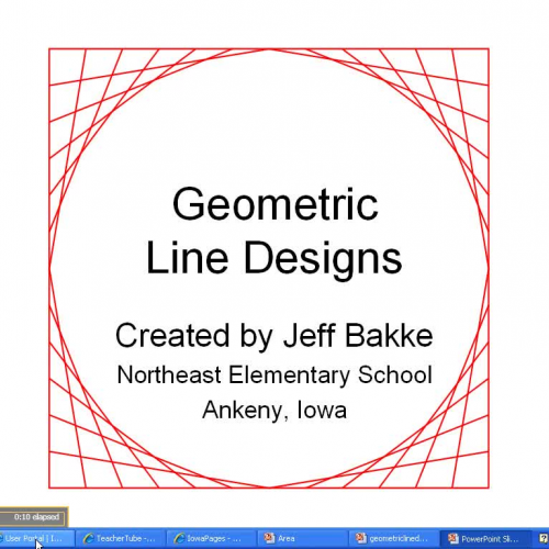 Geometric Line Designs