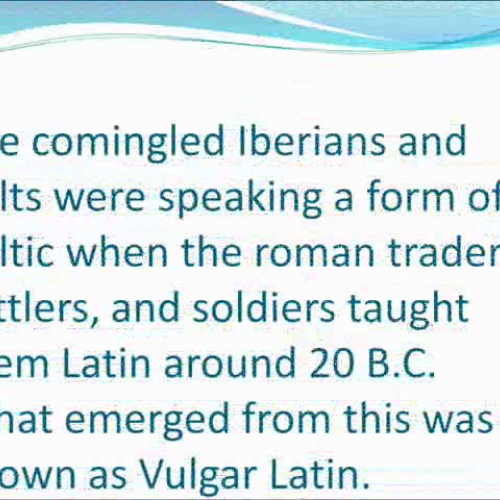 History of the Spanish Language