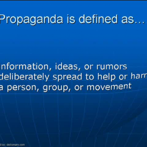 What is Propaganda