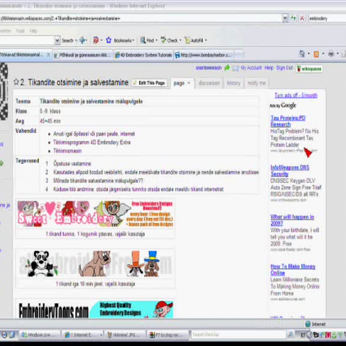 Tikandite otsimine ja salvestamine