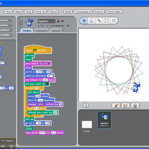 Line Design made with Scratch