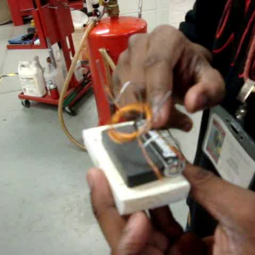 Class builds electric motors