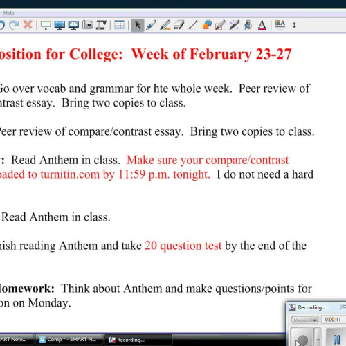 Composition Video Notes