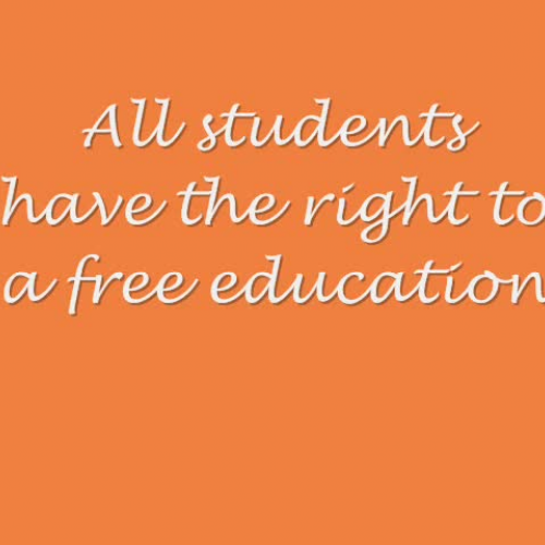 Bill of Rights of Students in Public Schools