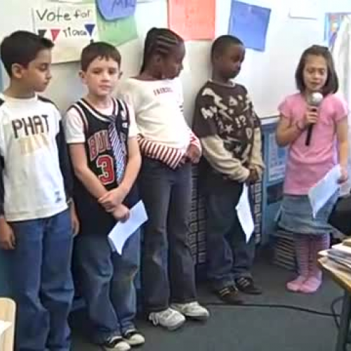 Rehearsal of Election Speeches- Gr 3