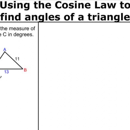 FindingAngleswithCosineLaw