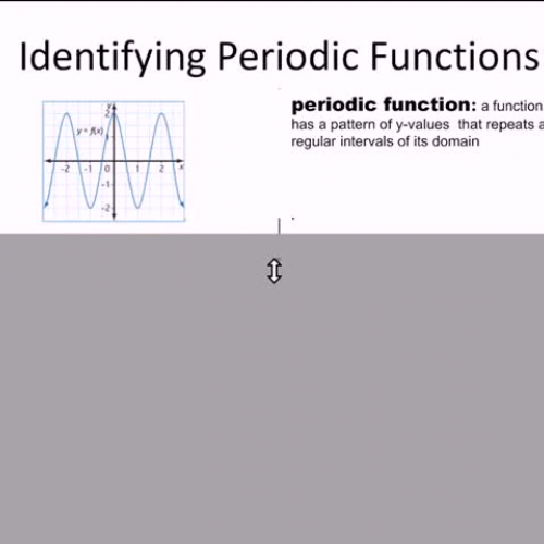 Identifying Periodic Functions