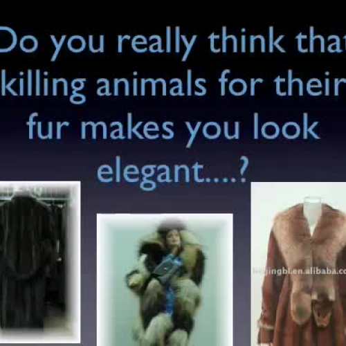 animal fur is bad