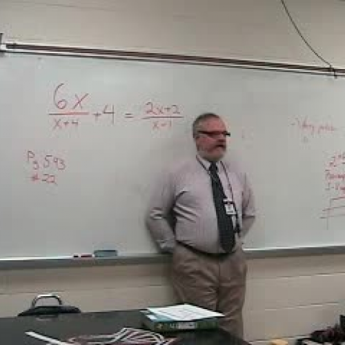 Solving Rational Expressions