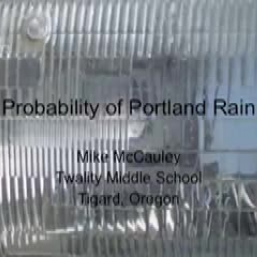 Probability of Portland Rain