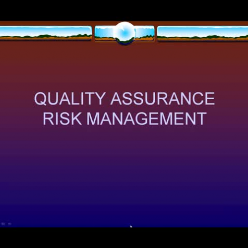 Quality Assurance - Part 1 of 5