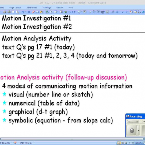 SCI 20F - Class notes - Feb 24 09