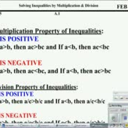 Solving Inequalities Using Multi n Div