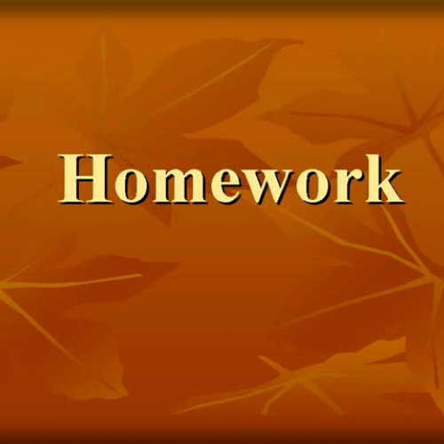 Benefits of Homework