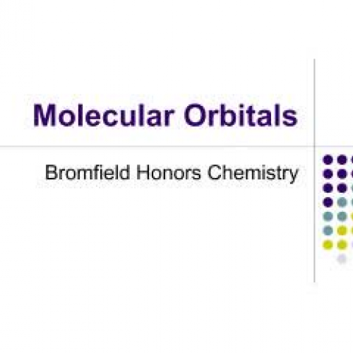 Molecular Orbitals Overview