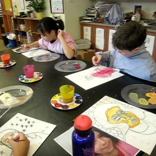 3rd Year Self-Portrait Painting