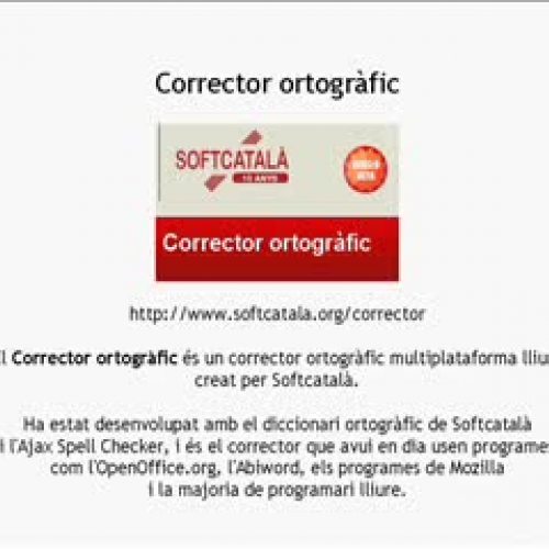 Correctors de textos en linia