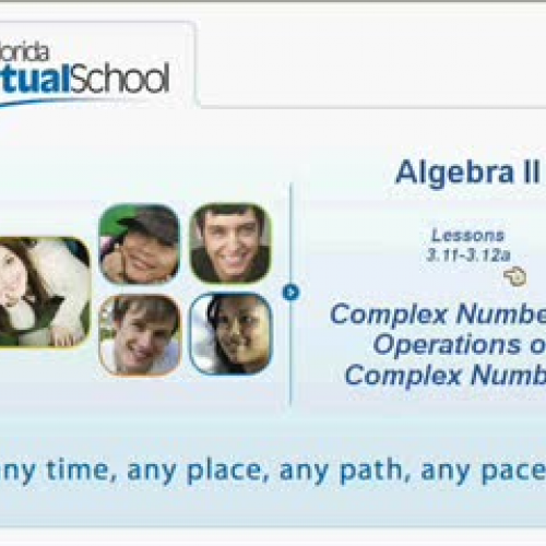 FLVS Algebra 2 Lesson 3.11 and 3.12