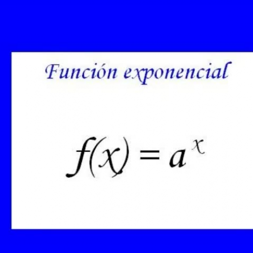 Funcion Exponencial